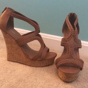 Charlotte Russe wedges, size 9.